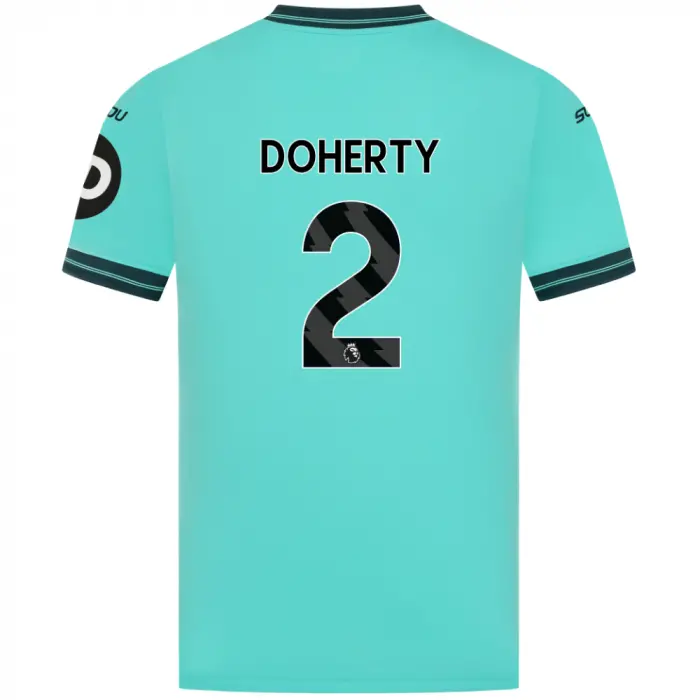 Wolverhampton Wanderers Shop | 2025-26 Wolves Pro Away Shirt – Adult DOHERTY 2 Wolverhampton Wanderers Merchandise